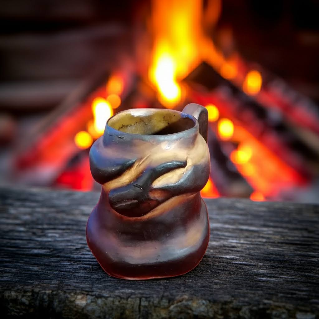 viking beer mug in medieval style hand carved in birchwood 20.12.2025 1