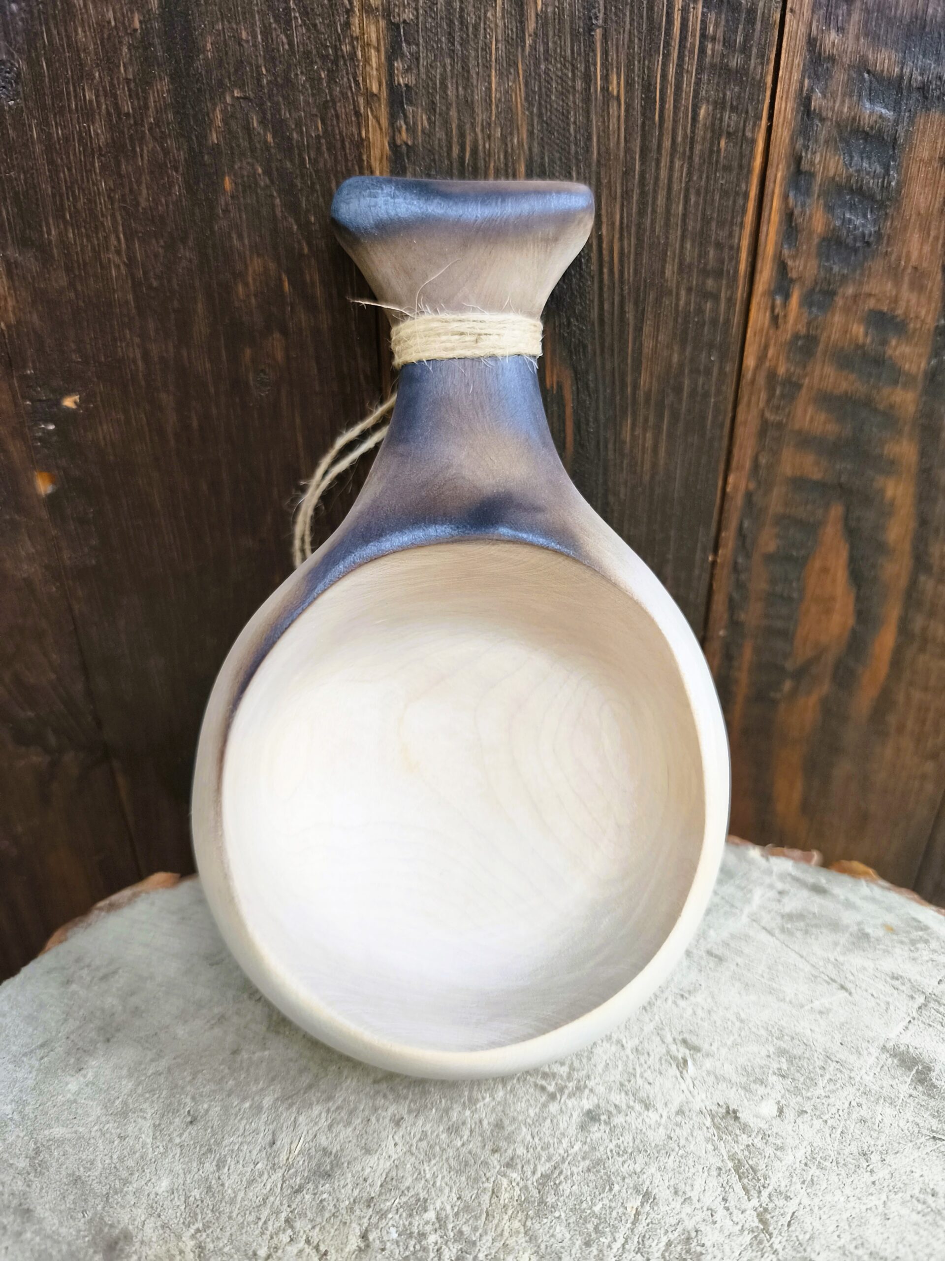 large kuksa kåsa wooden coffee mug bushcraft bowl