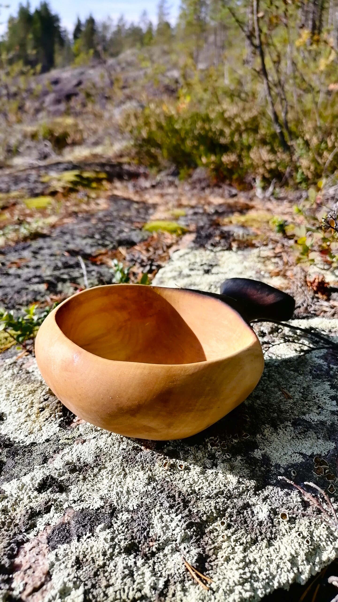 large kuksa kåsa wooden coffee mug bushcraft bowl