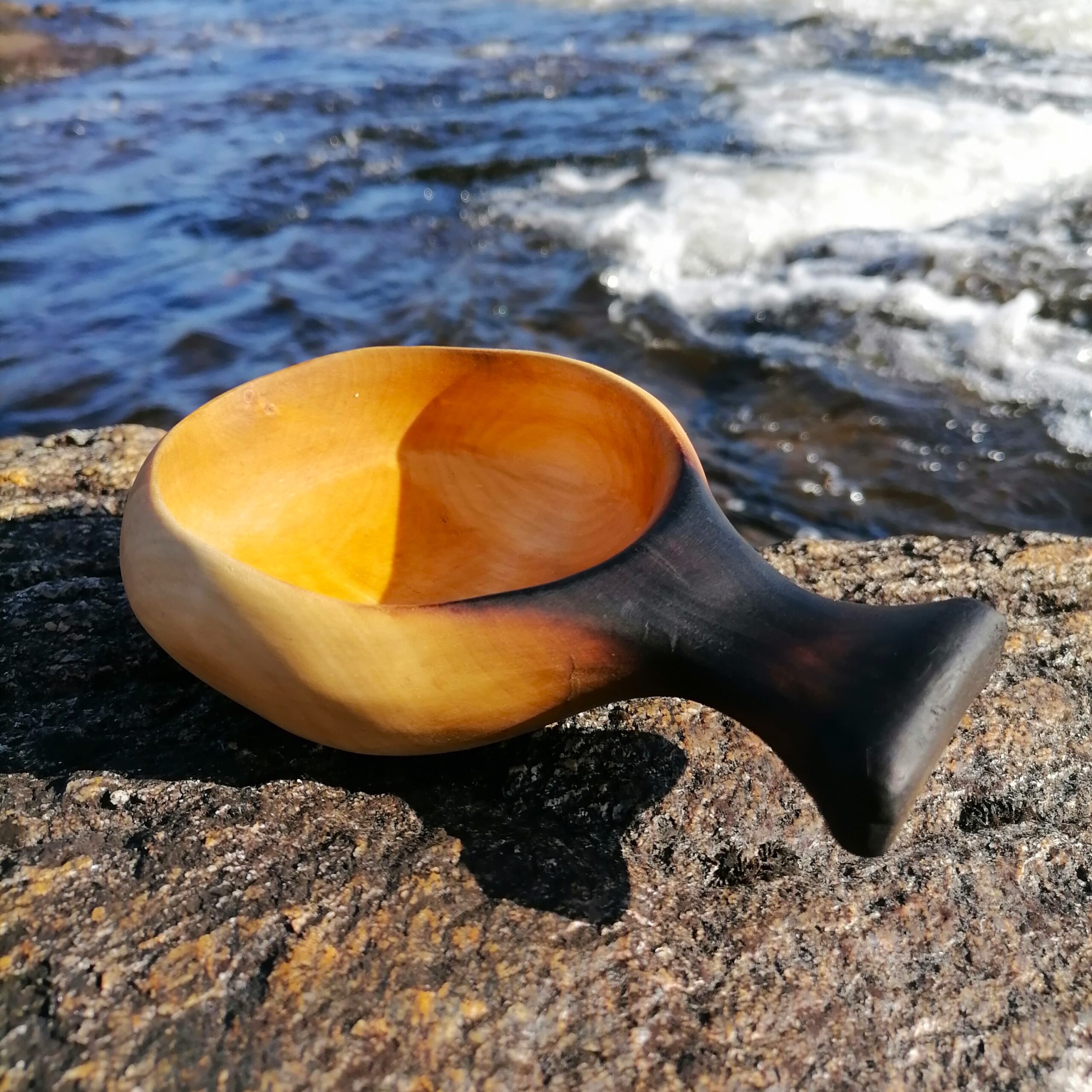 large kuksa kåsa wooden coffee mug bushcraft bowl