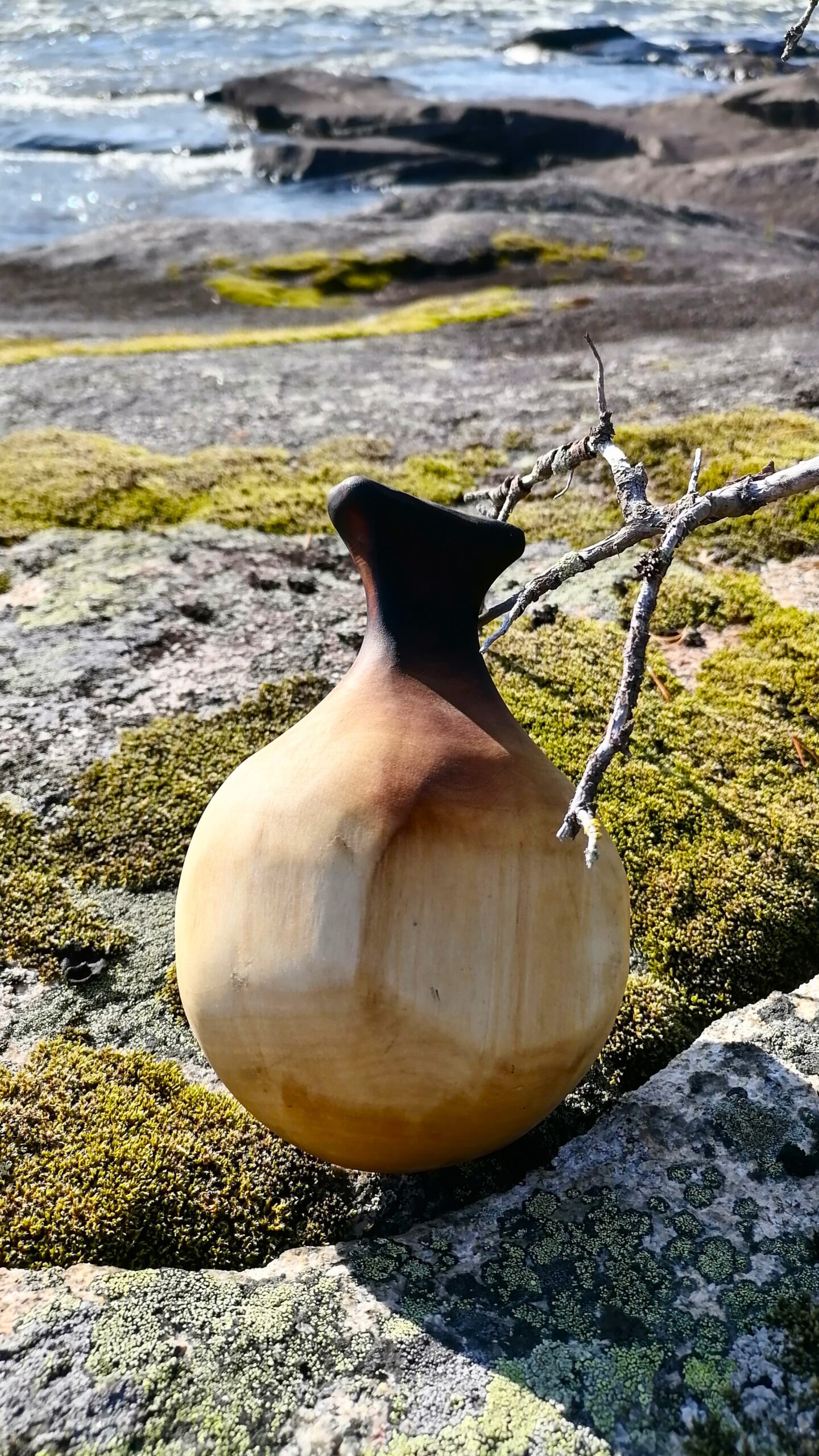 large kuksa kåsa wooden coffee mug bushcraft bowl