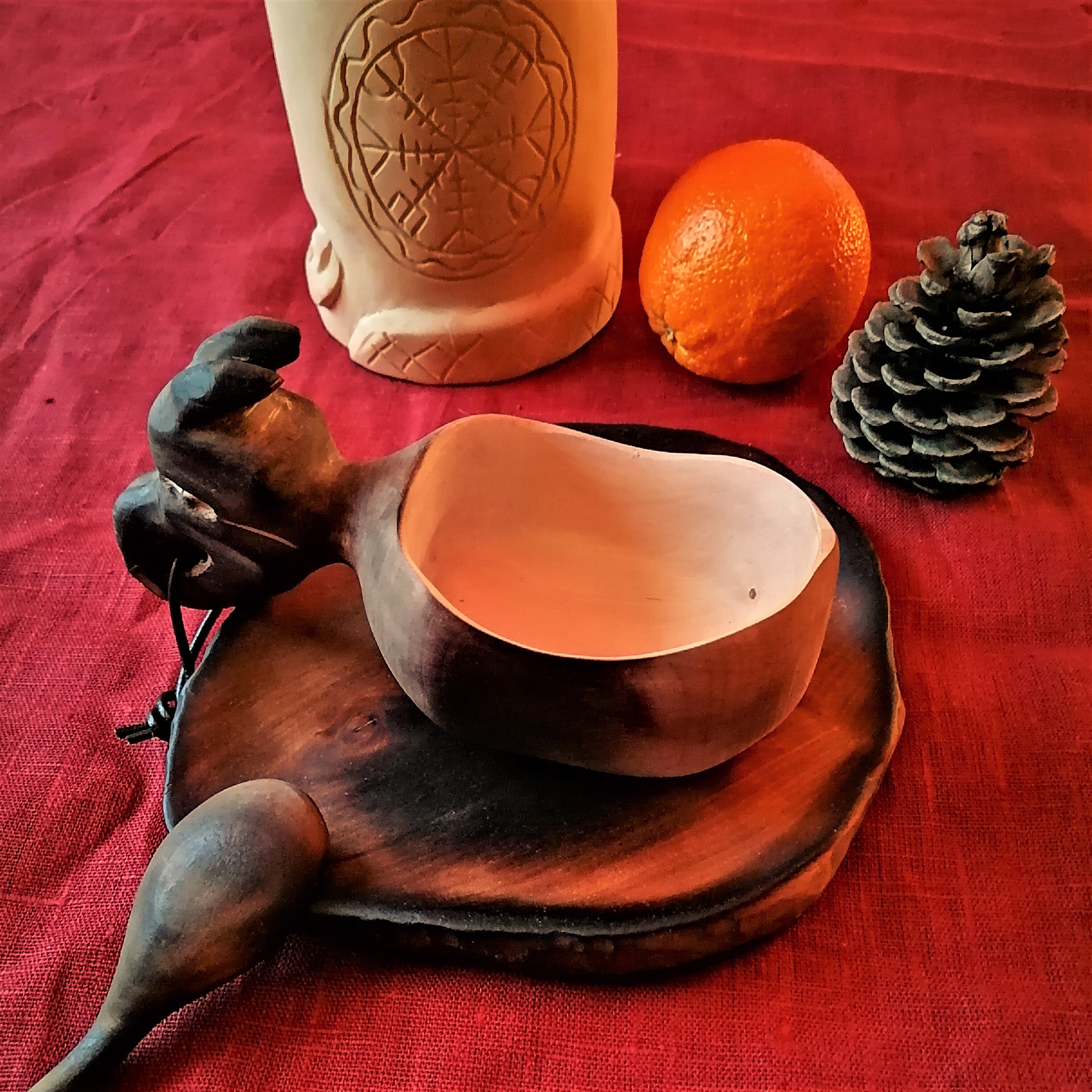 kuksa viking mug wooden coffee mug kåsa bushcraft cup