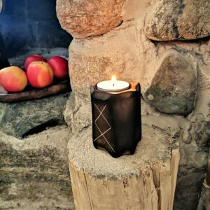 Tealight Holder - Candle Stand - Table & Home Decor Farmhouse Centerpiece Handmade in Birch Wood by Witaberget