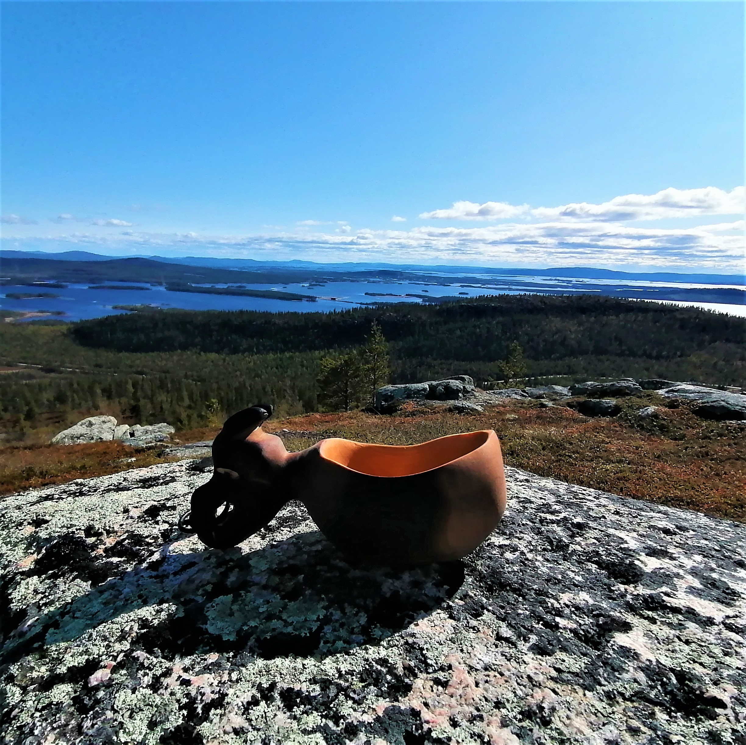viking kuksa in nordic style hand carved by witaberget in sweden
