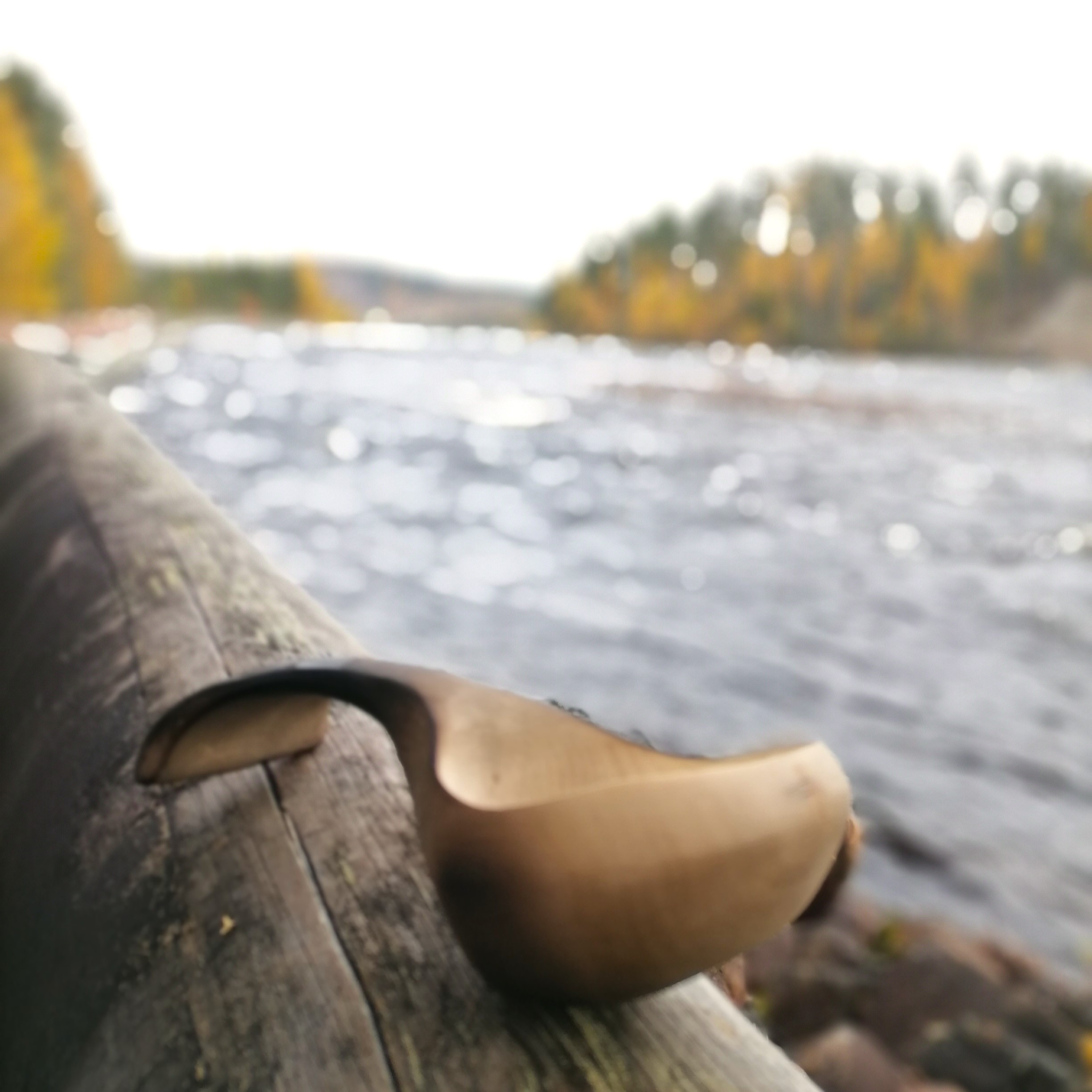 wooden kuksa - wooden ladle handmade by witaberget in sweden from birch wood