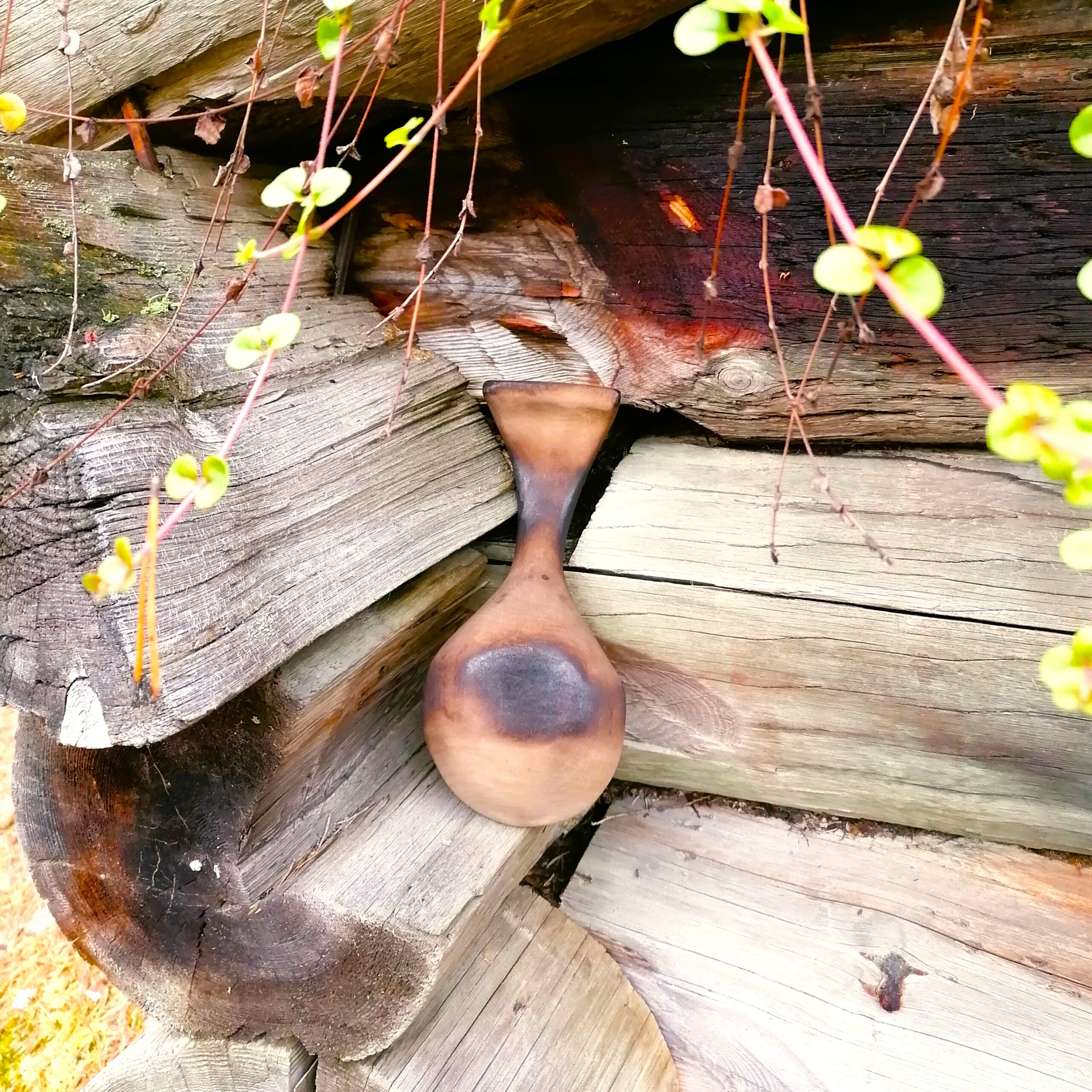 wooden kuksa - wooden ladle handmade by witaberget in sweden from birch wood