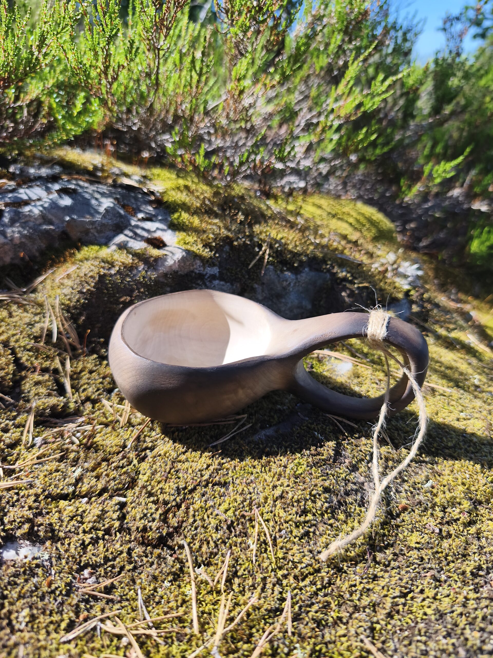 kuksa cup in birch handmade in sweden by witaberget