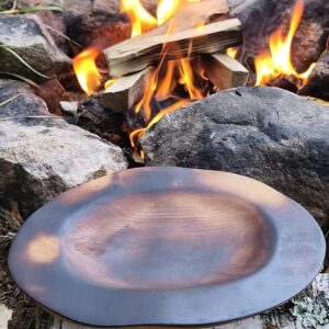 wooden plate serving dish small tray handmade trätallrik