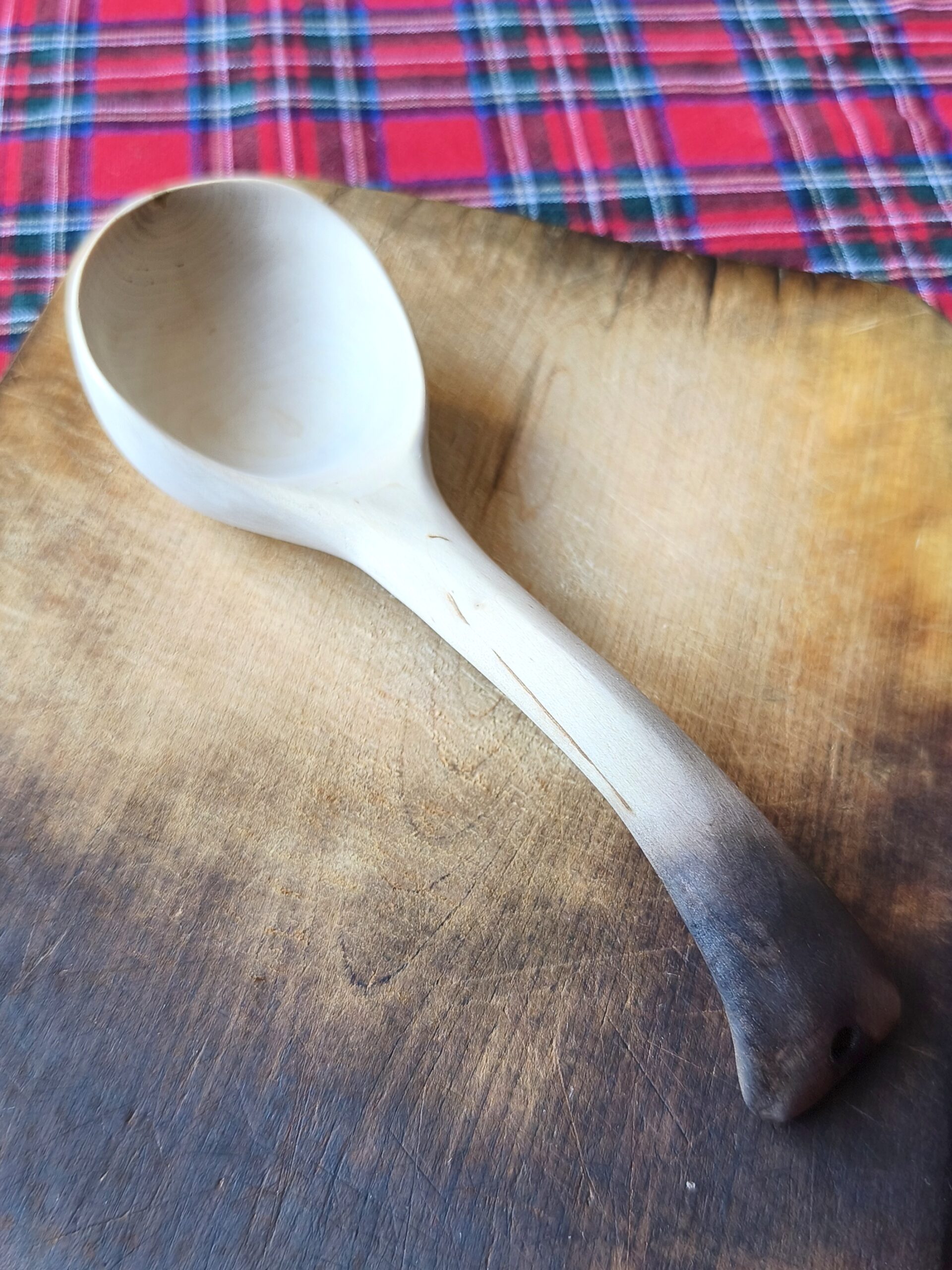 wooden scoop serving spoon kitchen utensil träsked