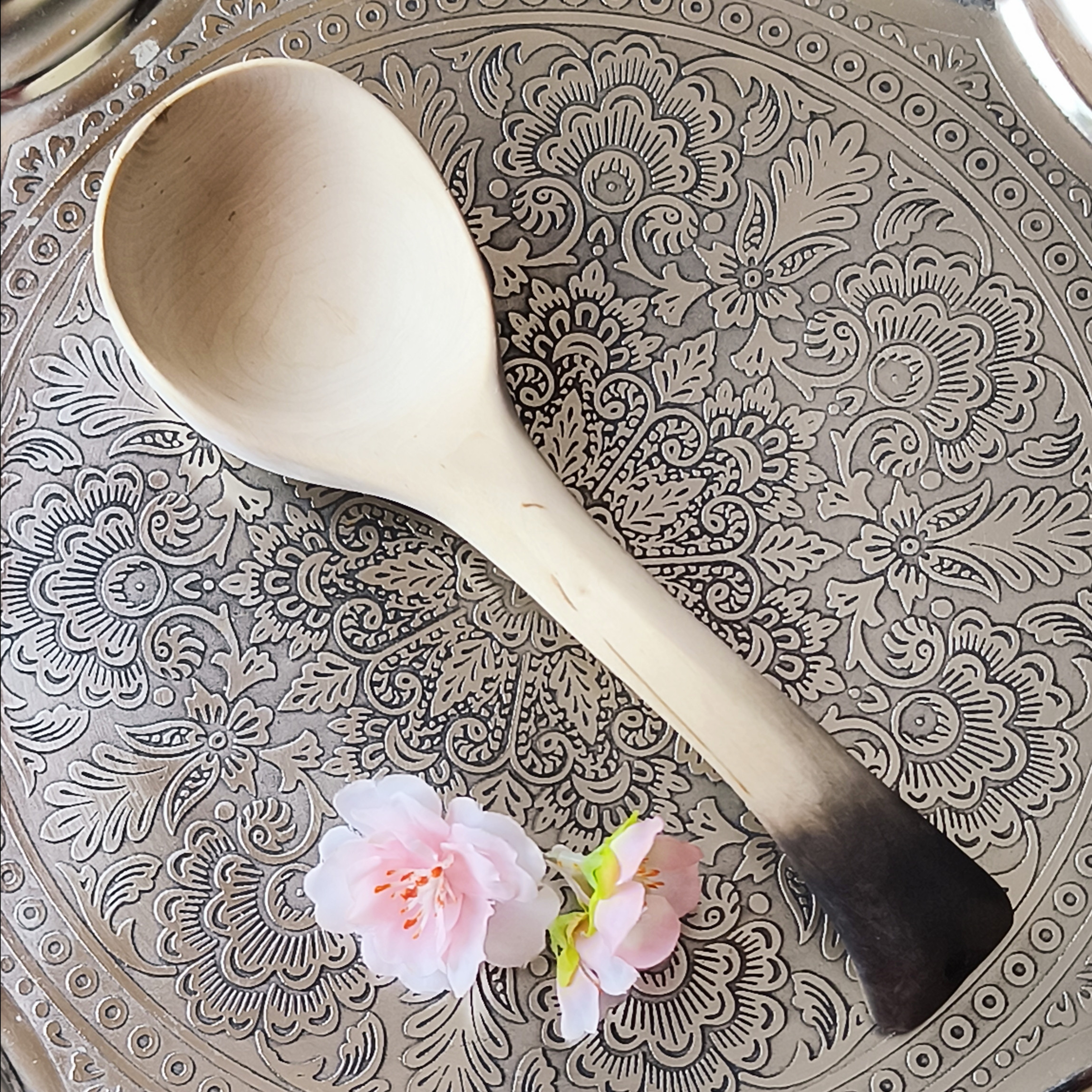 wooden scoop serving spoon kitchen utensil träsked