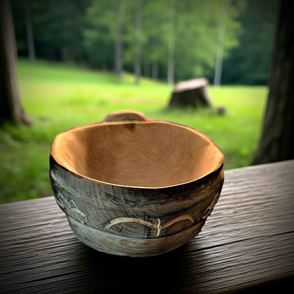 kuksa cup camping mug viking wooden coffee cup kåsa