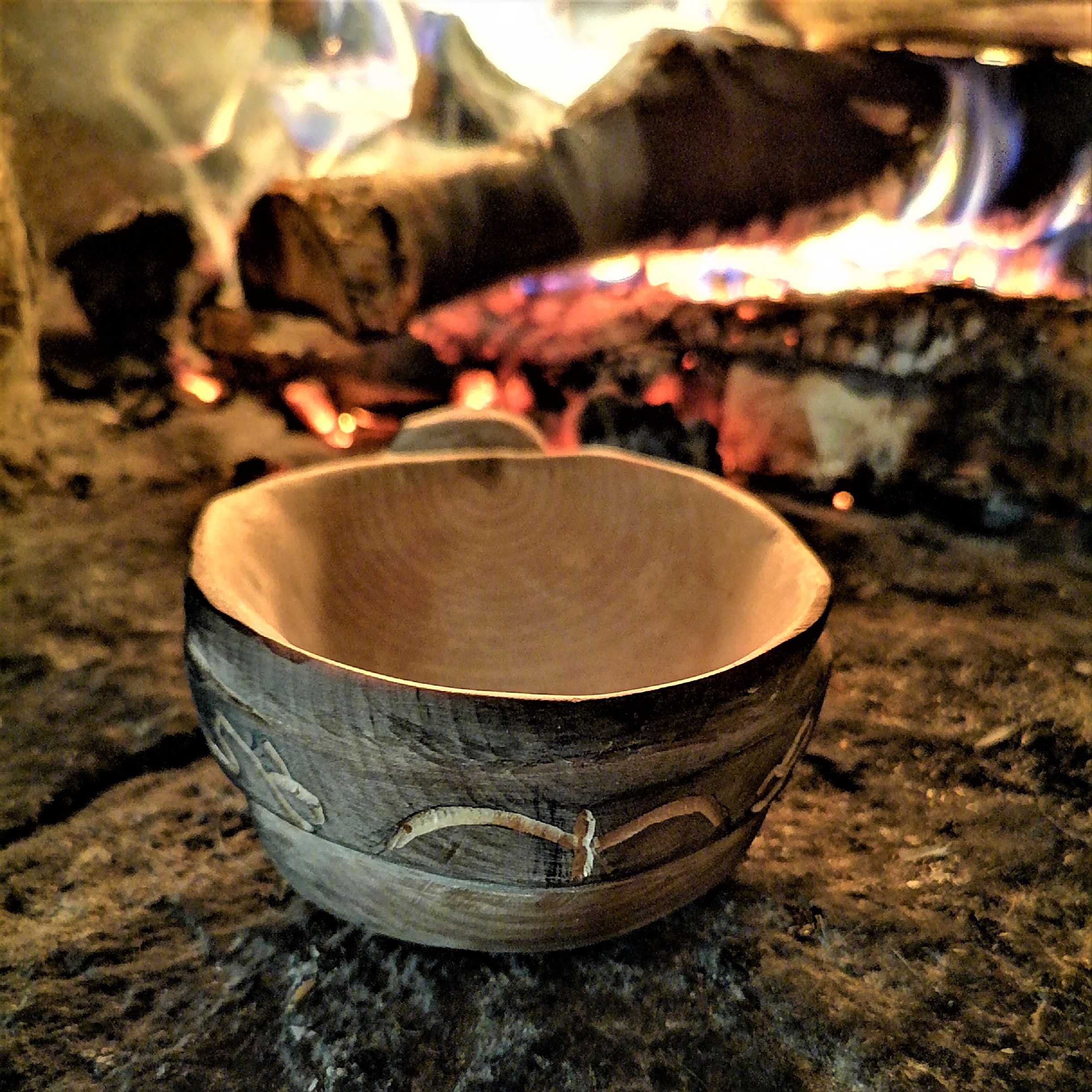 kuksa cup camping mug viking wooden coffee cup kåsa