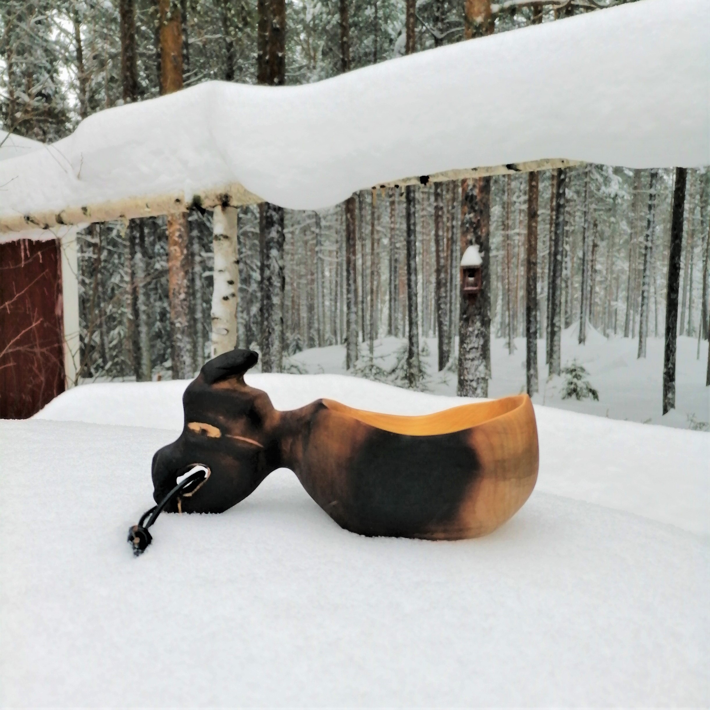 kuksa viking mug wooden coffee mug kåsa bushcraft cup
