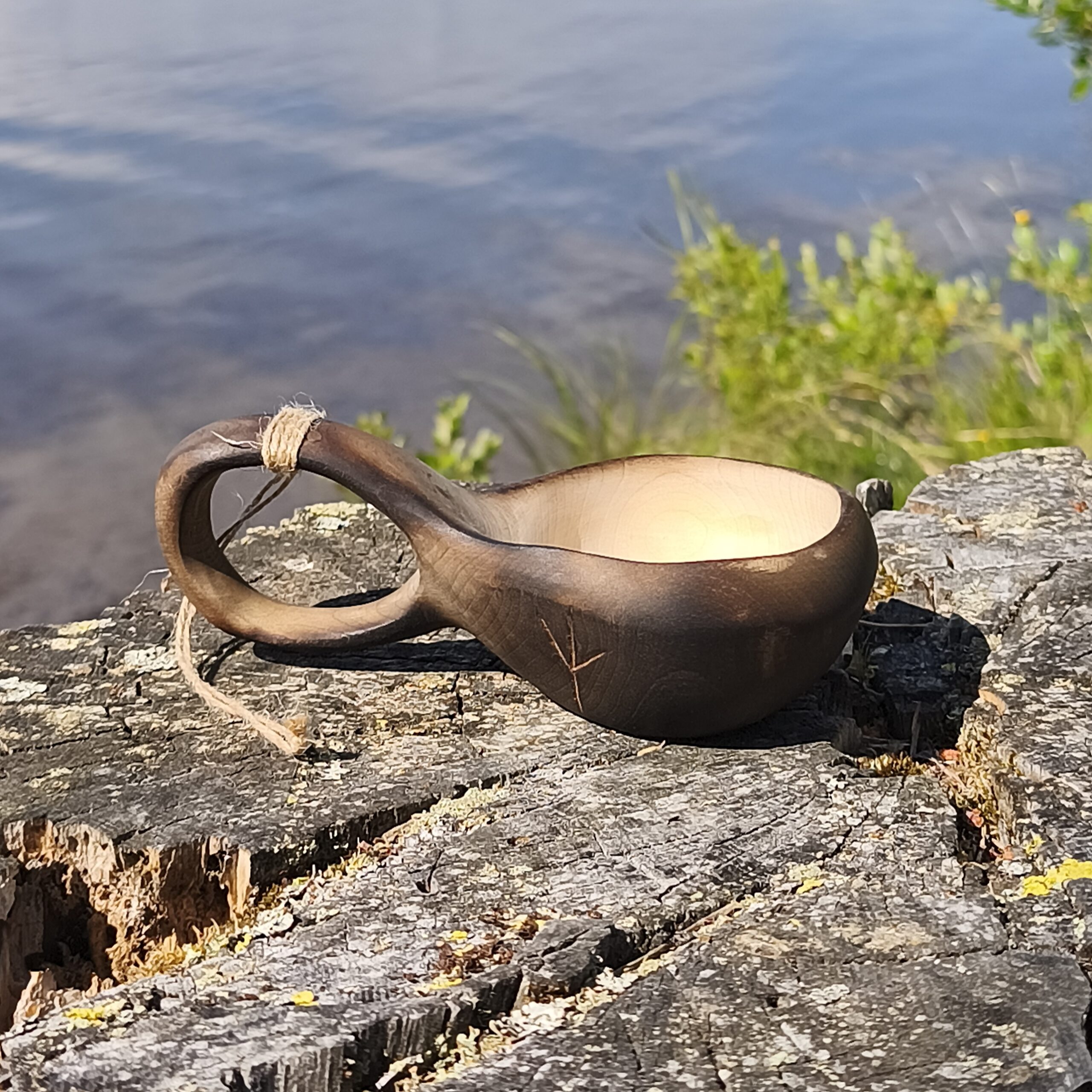 kuksa cup camping mug swedish kåsa bushcraft gear