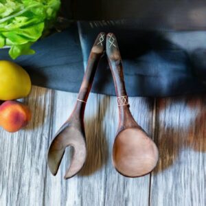 salad servers in birch wood handmade, bilder 15.04.2025 6