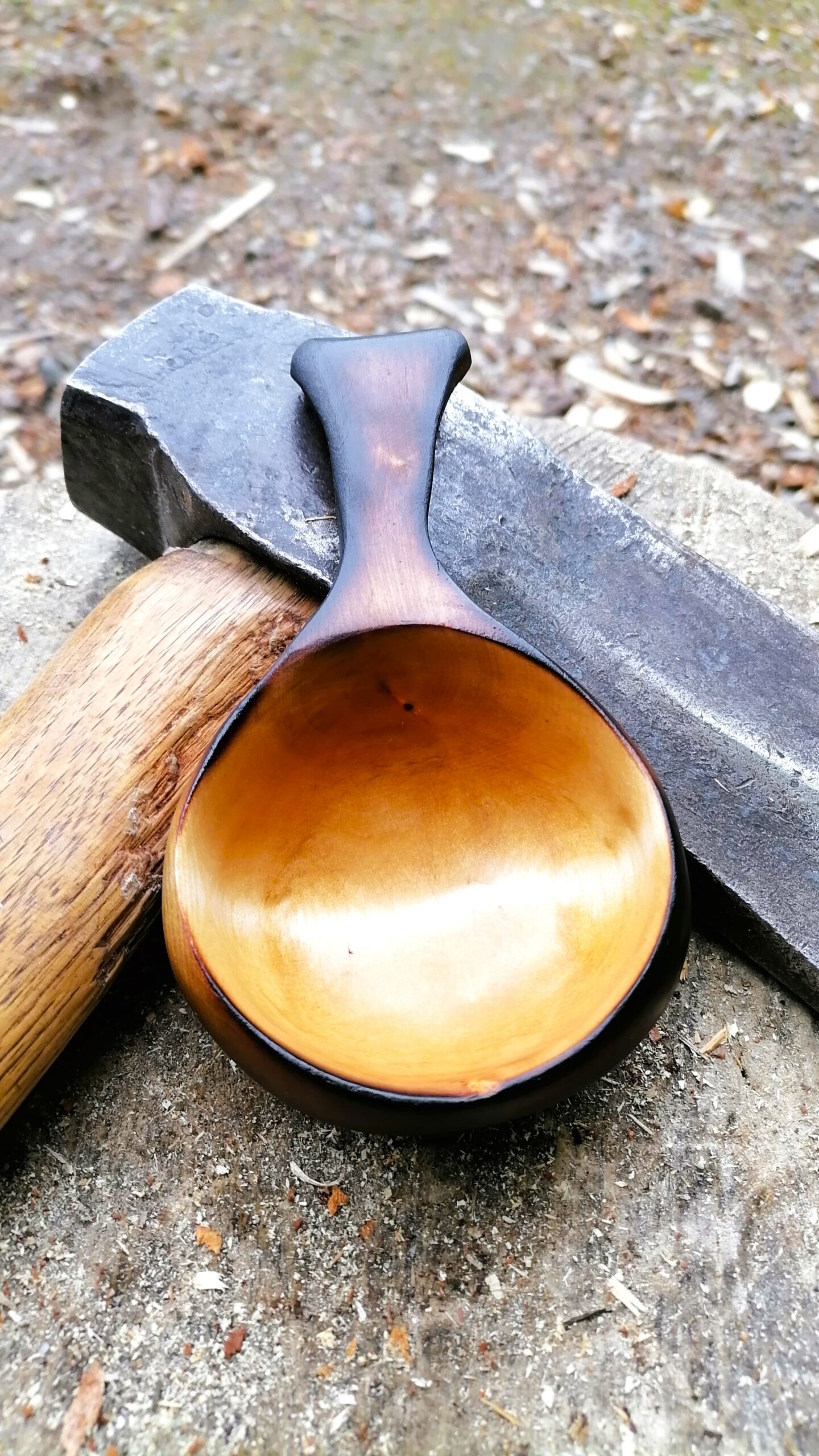 small kuksa wooden coffee mug camping mug birch kåsa