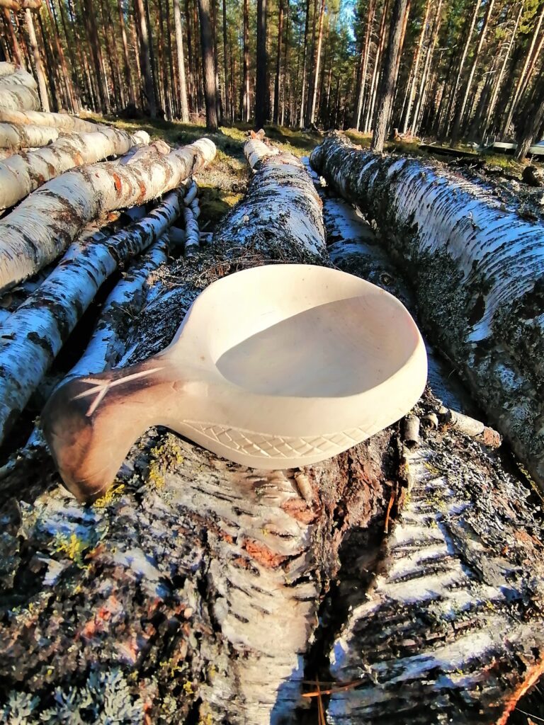 kuksa cup hand carved by witaberget in sweden