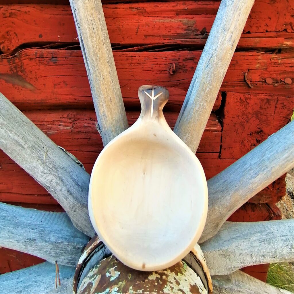 kuksa cup hand carved by witaberget in sweden