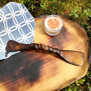 wooden spatula handmade in birch by witaberget in sweden