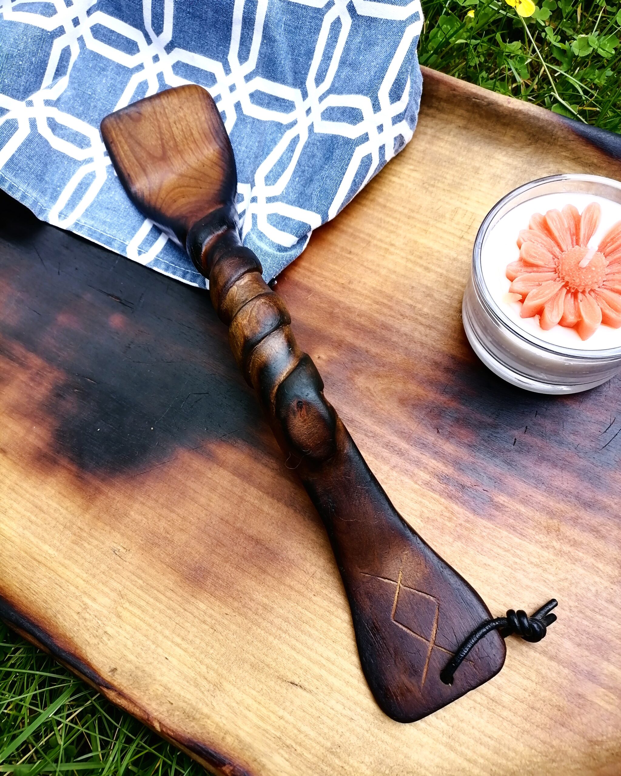 wooden spatula handmade in birch by witaberget in sweden
