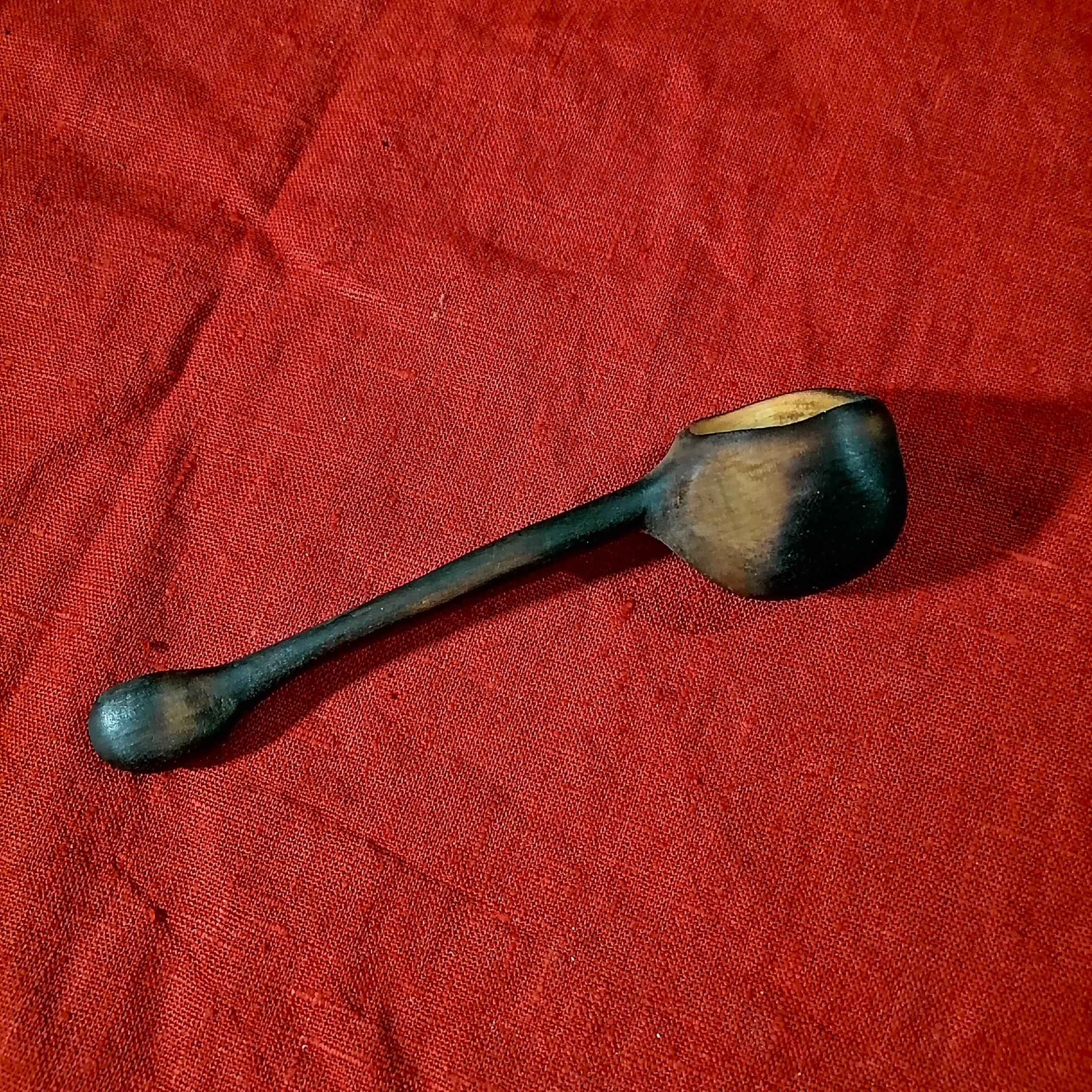 coffee scoop handmade in birch wood 1