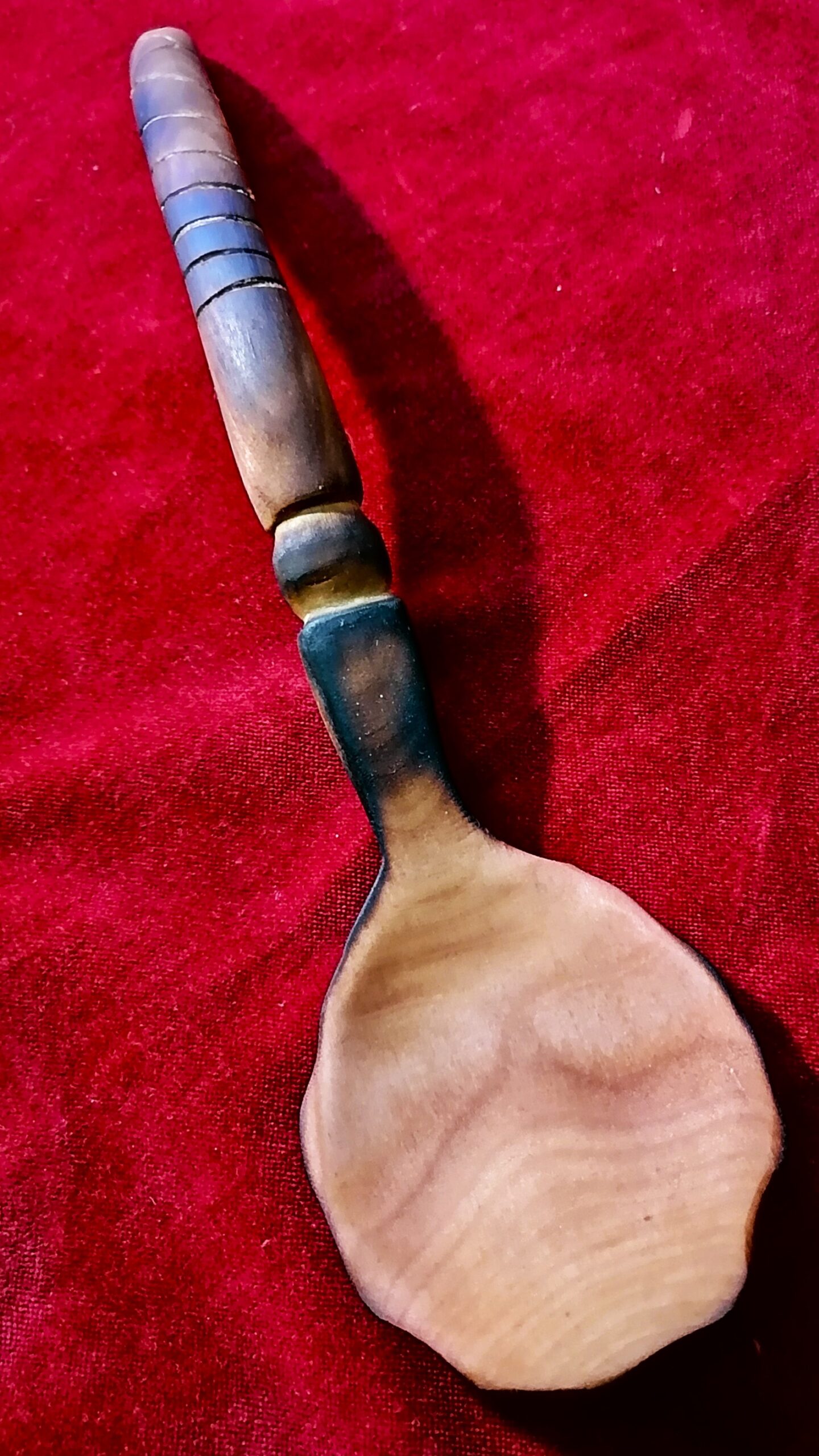 wooden spoon - salad server handmade by witaberget in sweden from birch wood