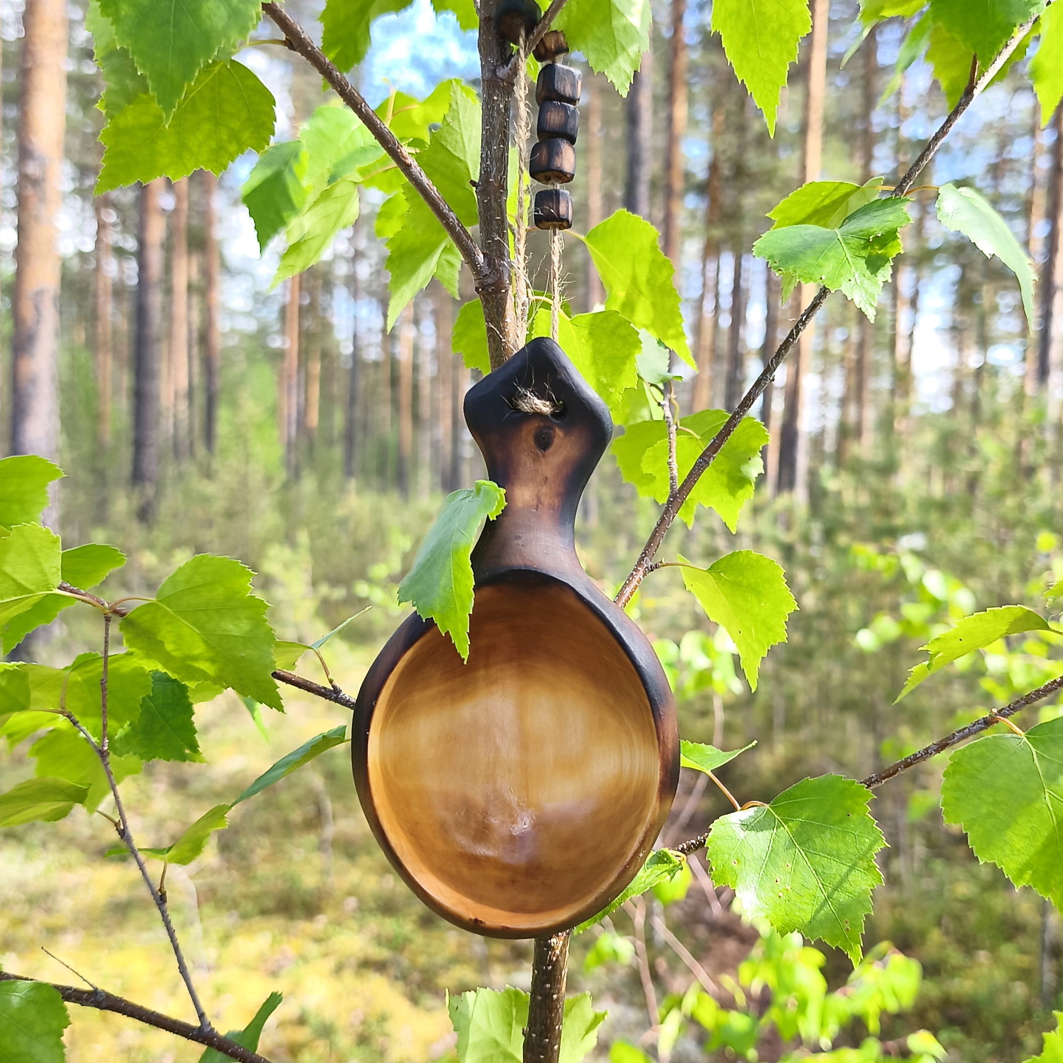 kuksa cup for bushcraft and outdoor live handmade in birch