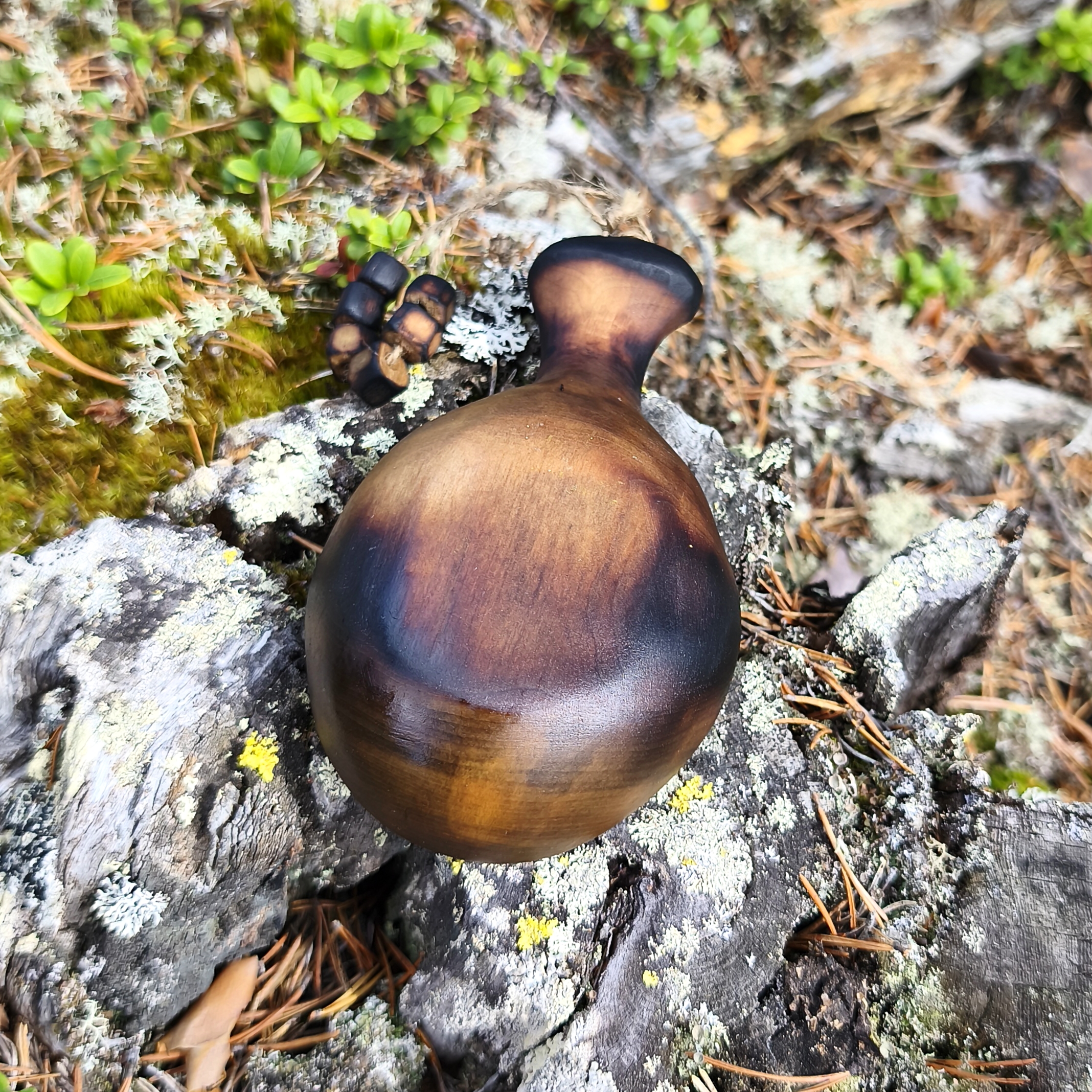 kuksa cup for bushcraft and outdoor live handmade in birch