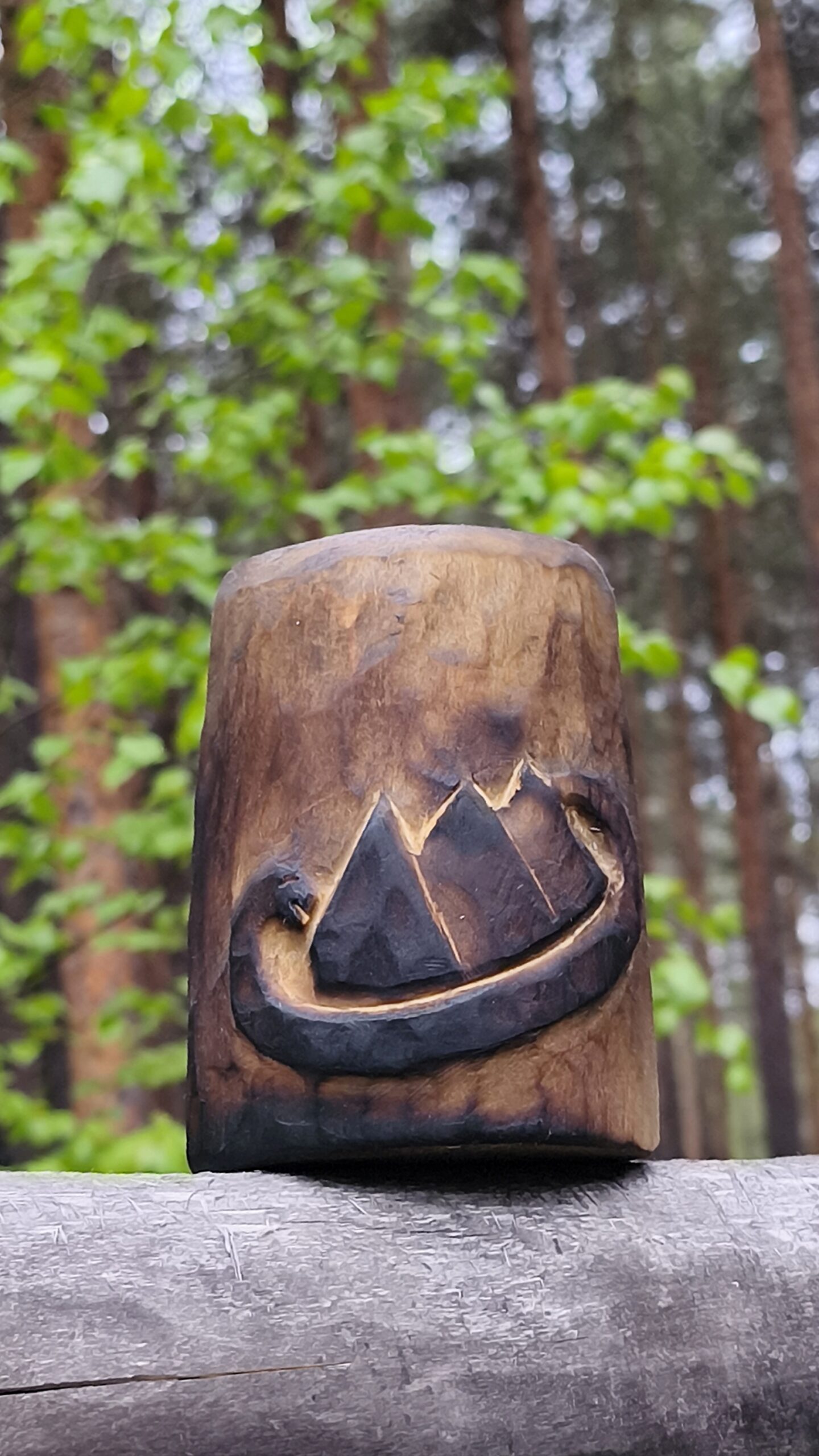 wooden mug - beer stein handmade in birch wood