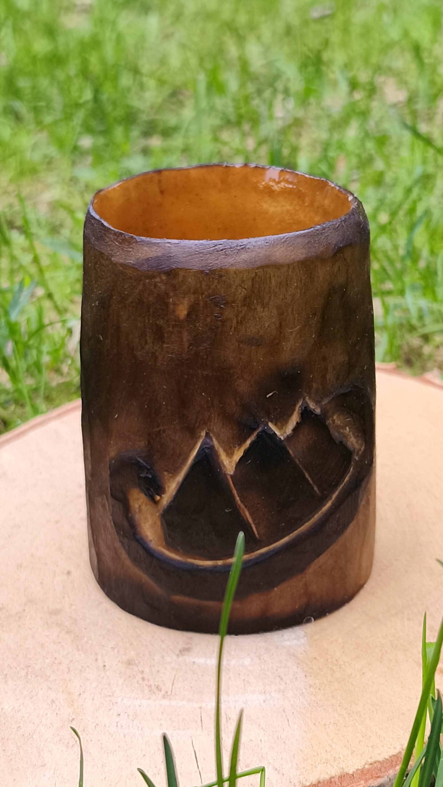 wooden mug - beer stein handmade in birch wood