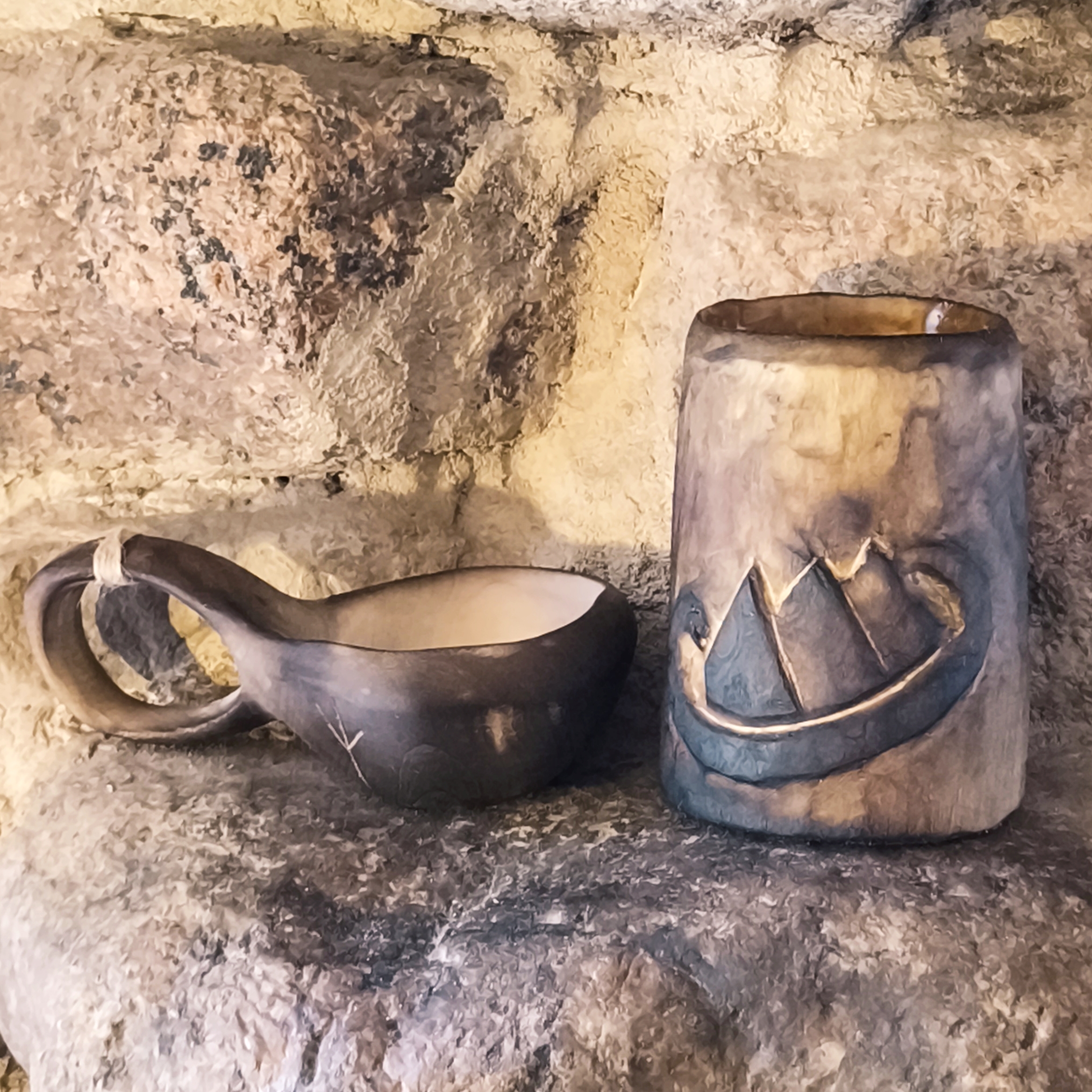 wooden mug - beer stein handmade in birch wood